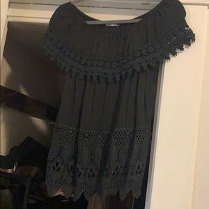 Off the shoulder t shirt